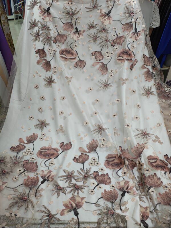 Lace-Tulle, embroidery - Image 2