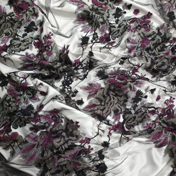 Lace-Tulle, embroidery