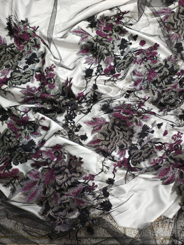 Lace-Tulle, embroidery